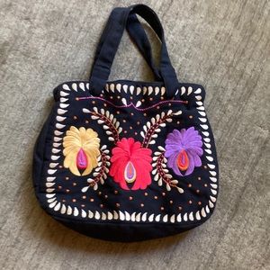 Moyna Embroidered Large Tote